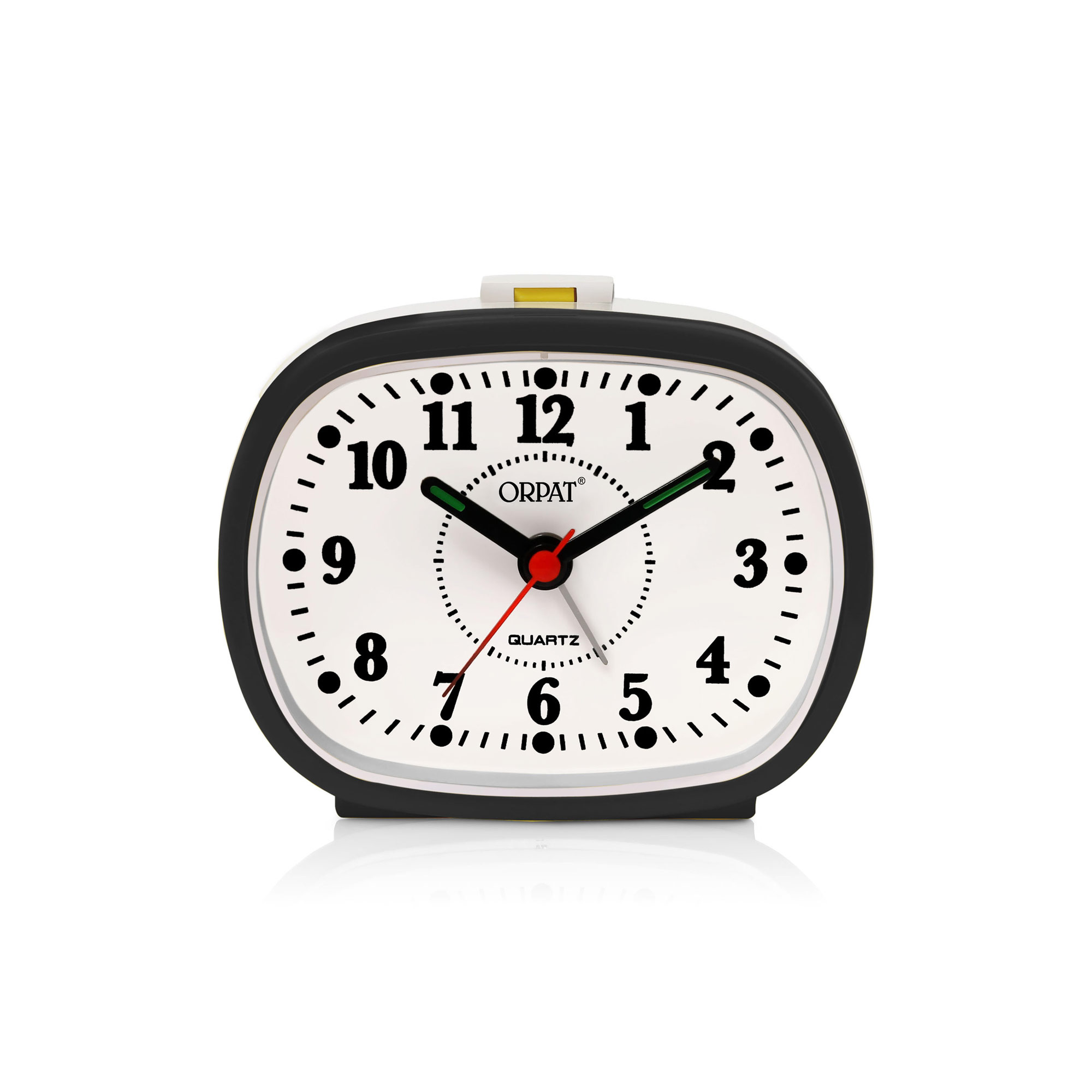 Orpat - Time Piece – Snooze Buzzer Alarm Clock – TBZL-607 – Black