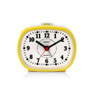 Orpat - Time Piece – Snooze Buzzer Alarm Clock – TBZL-607 – Yellow