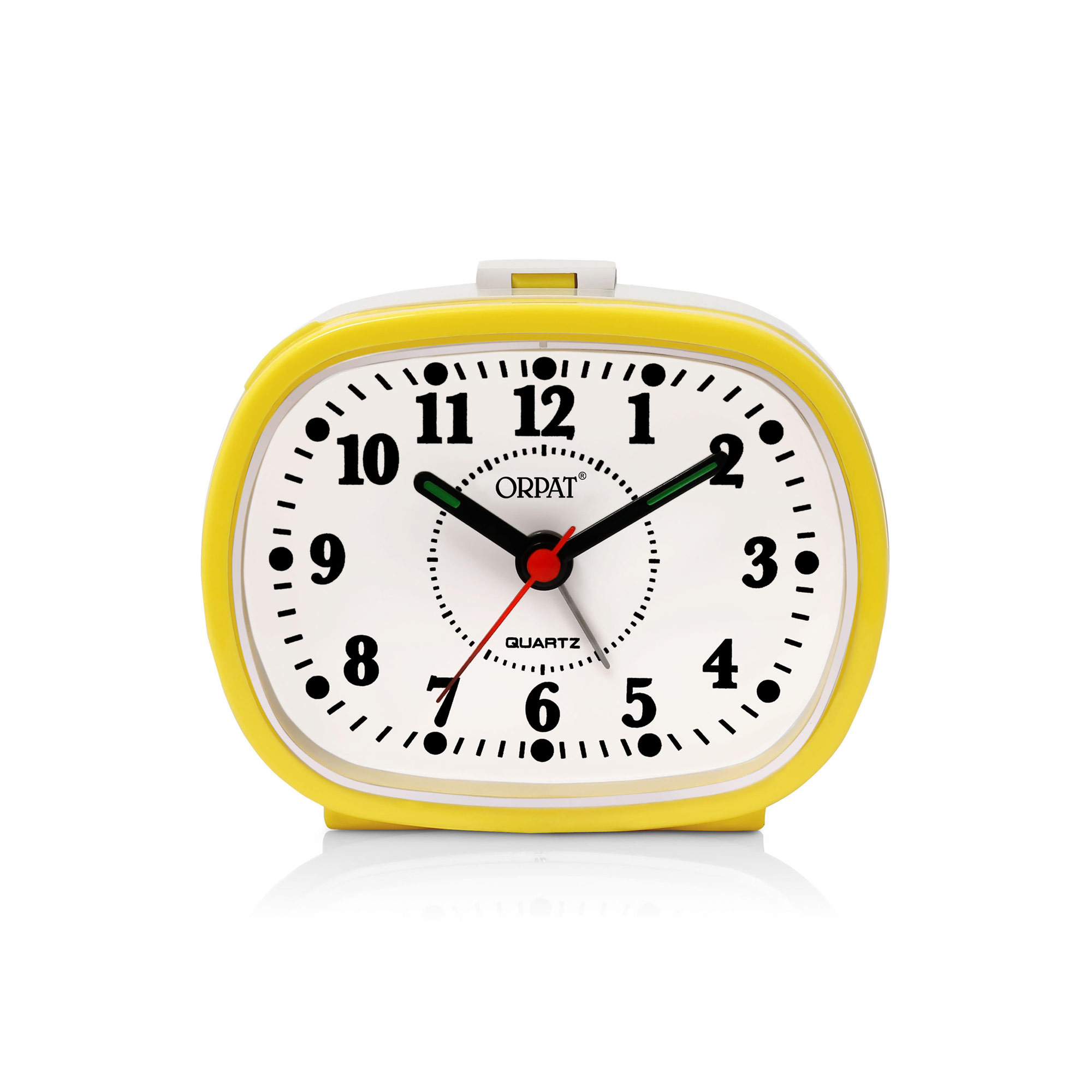 Orpat - Time Piece – Snooze Buzzer Alarm Clock – TBZL-607 – Yellow