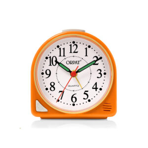 Orpat - Time Piece – Snooze Buzzer Alarm Clock – TBZL-617 – Orange
