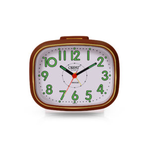 Orpat - Time Piece  Snooze Buzzer Alarm Clock  Brown