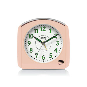 Orpat - Time Piece – Snooze Buzzer Alarm Clock – TBZL-697 – Light Pink
