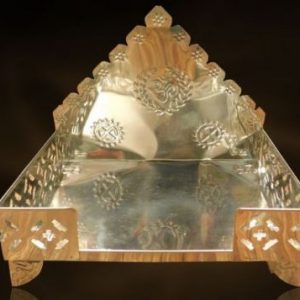 Handcrafted Krishna Ladoo Gopal Laddu Bal Gopal Brass Sihasan Religious Puja Gifts And Decor Showpiece