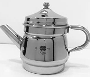 Bhavani Koffee Steel Kettle Drip Filter (Metallic, )