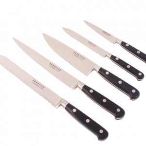 WonderChef Sabateir Trompette 5 Pc Knife Block Set