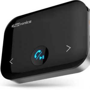 Portronics v4.2 Car Bluetooth Device with Transmitter, Audio Receiver, 3.5mm Connector  (Black)