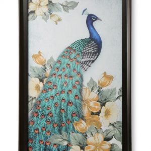 Peacock Painting (Sea Green)