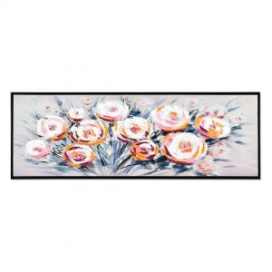 Bunch of Flowers Painting (Black & Gold)