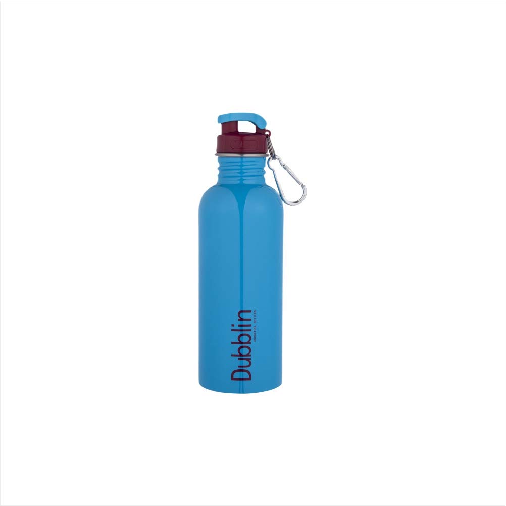 DUBBLIN My Stainless Steel Sipper Water Bottle, BPA Free, Sports Water Bottle (Blue 750ML)