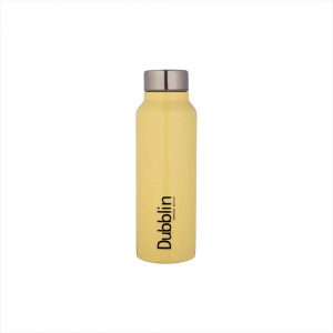 DUBBLIN Bingo Stainless Steel Water Bottle, BPA Free, Non Slip Fridge Water Bottle (Brown800 ML)