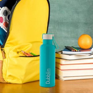DUBBLIN Boom HOT & Cold Duro Steel Water Bottle, 700ml, Set of 1, Sky Blue