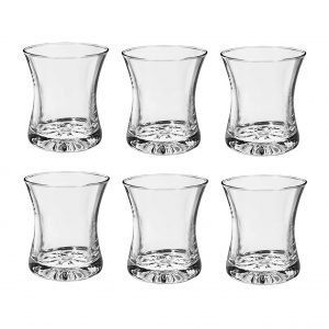 Treo Erica Glass Set Of 6, 200 Ml, Transparent, Standard
