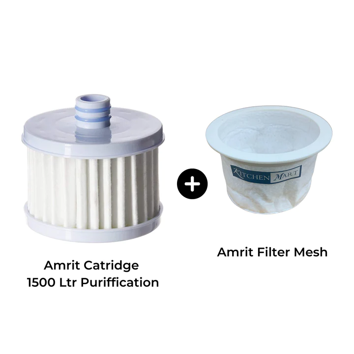 EUREKA FORBES AQUASURE AMRIT CARTRIDGE (SINGLE CATRIDGE) + TOP MESH - PACK OF 1 WITH TOP MESH - Image 2