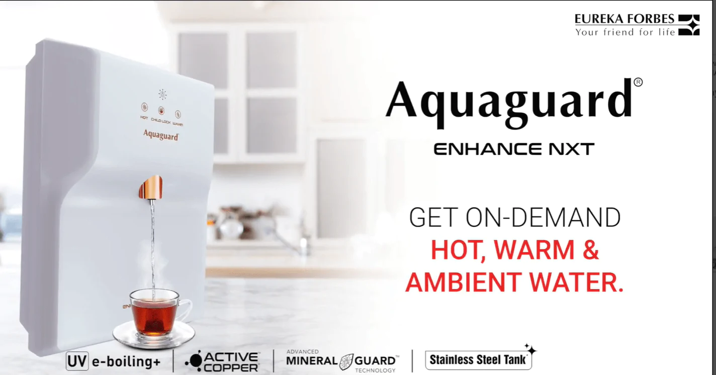 AQUAGUARD ENHANCE NXT UV+ HOT WATER PURIFIER – Style 2