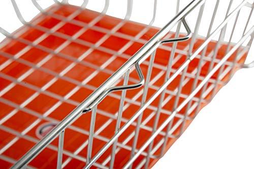 EMBASSY DISH DRAINING BASKET/KUDA WITH DRIP TRAY, RECTANGLE, 53X42X25 CMS (LXBXH), SIZE - SMALL – Style 2 - Image 2