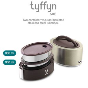 TyffynLyte - 600 ml - Graphite + BentoBag Mini Zesty Orange