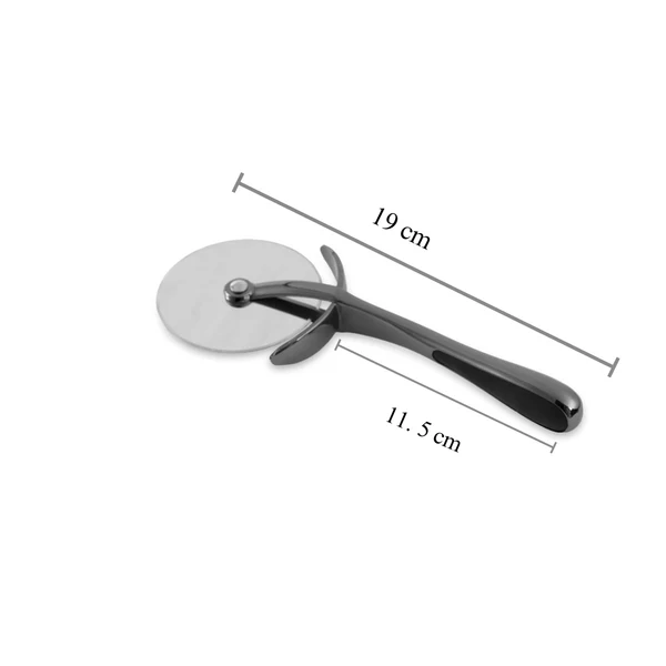 Pizza Cutter | Black Stainless Steel | Premium Quality