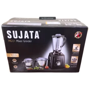 Sujata MG01 Mixer Grinder, 1000W, 3 Jars