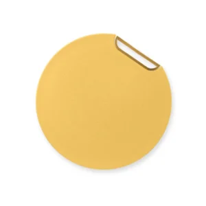 RICE HUSK Chopping BOARD ROUND WITH STAND Color Yellow Size XL