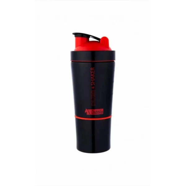 Dubblin Shaker Water Bottle 750ml Black