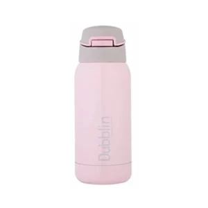 Dubblin Robot Water Bottle 300ml Pink