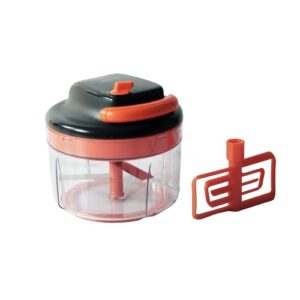 Meyer 2 Speed Pulling Chopper | Vegetable Chopper for Kitchen | Kitchen Tools | Orange