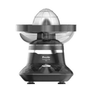 Preethi Cocosta Pro KP002 - Dual Protection Coconut Scraper & Citrus Juicer with Safety Features (Black)