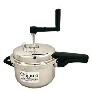 Chiguru Triply Stainless Steel Mudde Maker; 3.5Ltrs