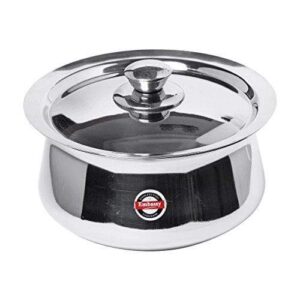 Embassy French Priya Cook-n-Serve Dish, 3300 ml, Size 3 (Stainless Steel)