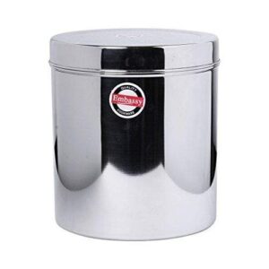 Embassy Stainless Steel Deep Dabba/Canister - Pack of 1 (6000 ml; Size 18, Jumbo)