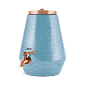 Milton Copper Neerja Matka – 5L | Traditional & Health-Boosting Water Storage - Blue