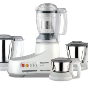 Panasonic AC MX-AC460 550-Watt Mixer Grinder with 4 Jars (White) ISI Certified