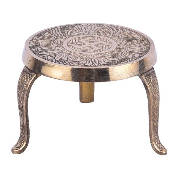 Brass pooja chowki stand Big