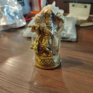 Brass Cow Krishna Tree