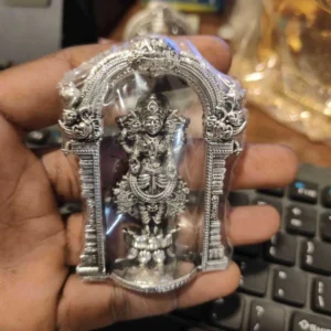 Antiq German Silver Prabhavali Standing Lakshmi 3inch