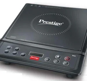 Prestige Rio ICT 1200W Ceramic Induction Cooktop with Indian Menu Options (Black)