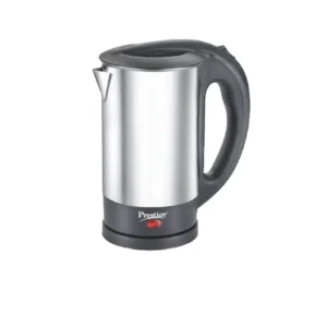 Prestige PKSS 1.5 Stainless Steel Electric Kettle 1.5 L, (Silver & Black)
