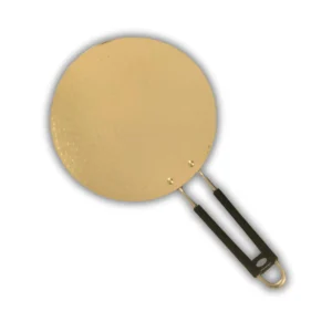Brass Roti Tawa - Traditional Indian Cooking Pan with Health-Boosting Properties (26 cm) (Brass Roti Tawa) Hammered