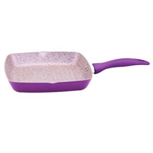 Wonderchef Royal Velvet Aluminium Non-Stick Grill Pan | Size: 20cm/1.1L