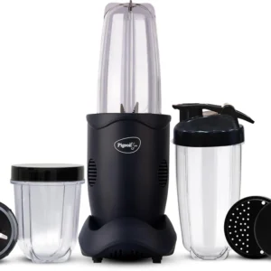 Pigeon Nutri Master | Mixer Grinder Juicer Blender Smoothie Maker All-in-1 Machine | 400 Watt | 3 Jars |1Year Warranty,Blue, ABS, Blue