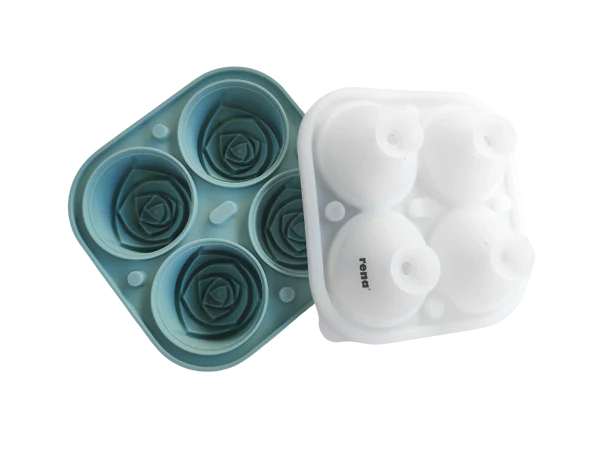 Rena Rose Ice Mould | 4 | Perfect for both Freezing & Baking |