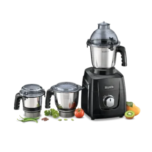 Sujata MG 02 The New Generation Mixer Grinder (3 Jars) ABS, Black, 1000 Watts