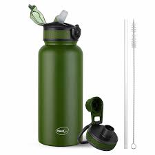 Pigeon Rush Thermos Stainless Steel Sipper Flask Size 1000ml Colour Green