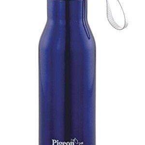 Pigeon Glamour stainless steel Water Bottle, 600ml, Blue
