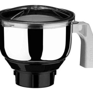 Preethi MG 509 Medium Mixer Jar for Eco Twin and Blue Leaf (1L, Silver)