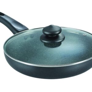 Prestige Omega Deluxe Granite Omni FryPan With Glass Lid - 240 mm