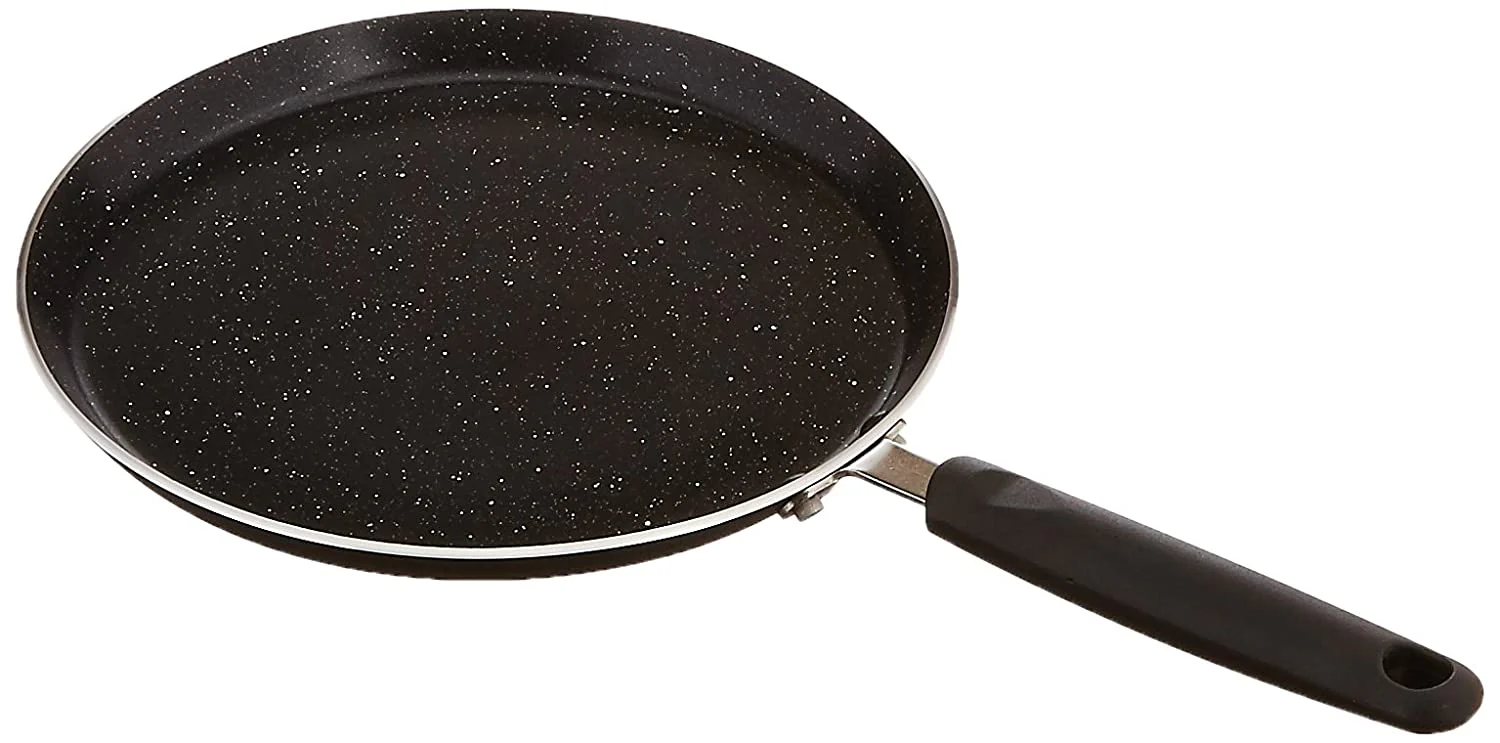 Prestige Omega Deluxe Granite Omni Tawa, Black - 250 mm