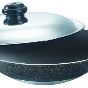 Prestige Omega Select Plus Non-Stick Deep Appachetty with Lid, 20cm (1 Litre)
