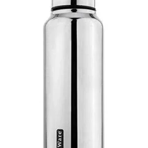 Signoraware Aqua Stainless Steel Water Bottle, 500ml/30mm, Silver