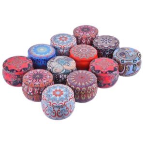 Decorative Matka Tin Boxes Assorted 12pc Pack